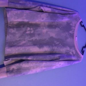 Blue tie dye sweatshirt